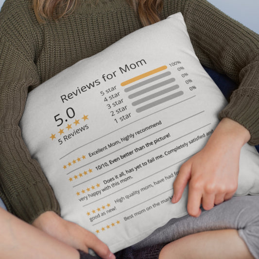 Mom Review Pillow